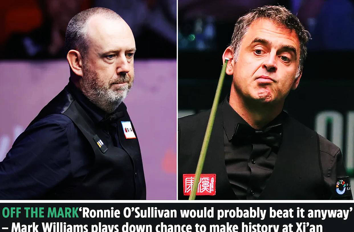 马克·威廉姆斯：对奥沙利文打破纪录并不在意